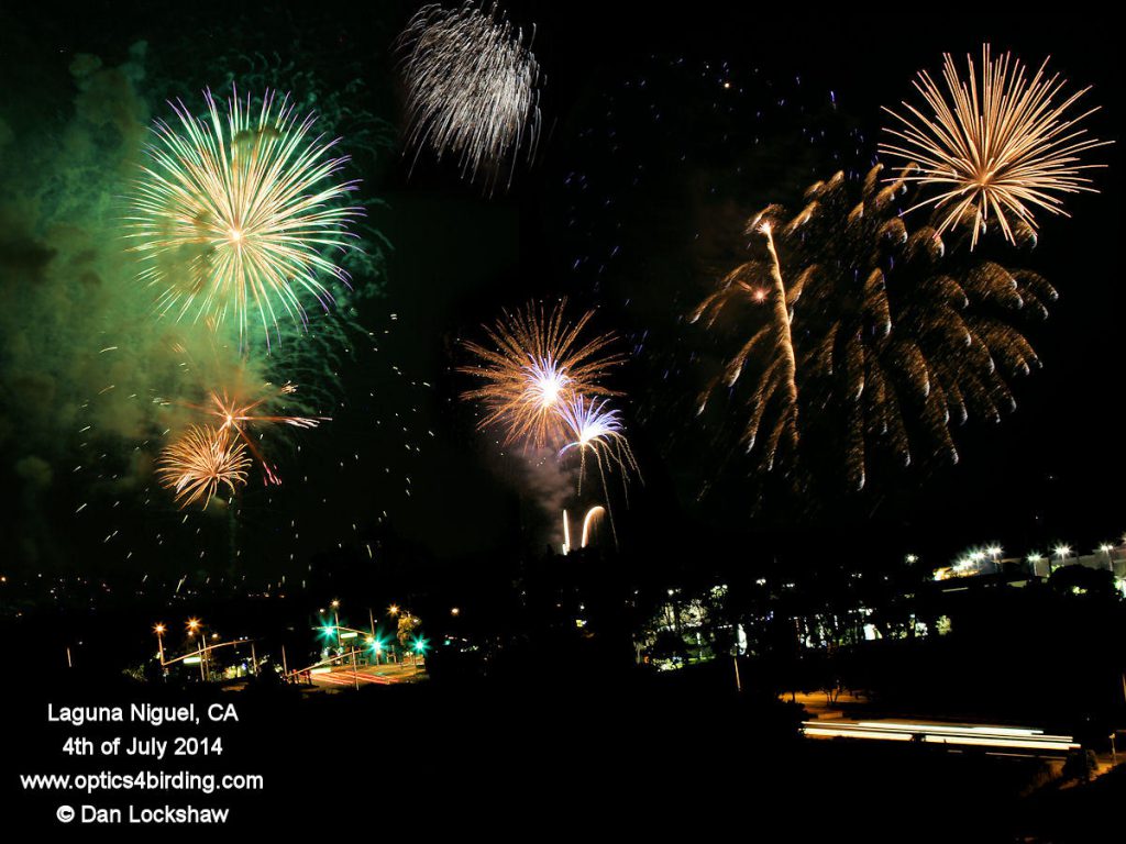 Fireworks in Laguna Niguel Regional Park Optics4Birding Nature Blog
